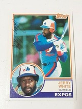 Jerry White Montreal Expos 1983 Topps Autograph Card #214 READ DESCRIPTION - £3.91 GBP