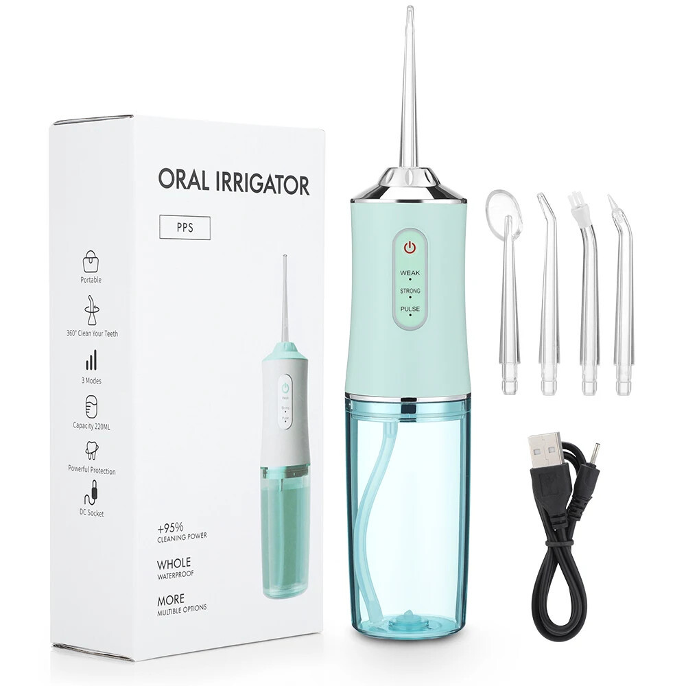 New Oral Irrigator Portable Dental Water Flosser - $19.80