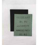 Four Standard, 3”x4” inch 80 grit Abrasive Waterproof paper - £3.16 GBP