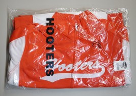 New AUTHENTIC HOOTERS Orange Jumpsuit Track Warm Up Suit Large /L Orange... - £59.94 GBP