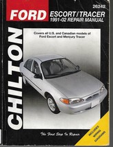 Chilton Service Repair Manual, #26242, Ford Escort/Tracer 1991-2002 - $7.75