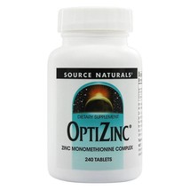 Source Naturals OptiZinc Zinc Monomethionine Complex 30mg, 240 Tablets - £17.99 GBP