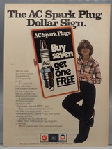 Vintage Magazine Ad Print Design Advertising AC Delco Sparkplugs - $12.86