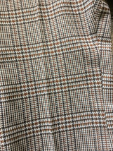 Vintage 70&#39;s Levis Panatela Brown Plaid Disco Slacks Pants 37 x 43 long - £51.23 GBP