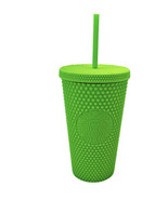 Starbucks 2021 Neon Lime Green Studded Tumbler 16oz Cold Cup - £22.82 GBP