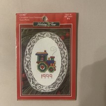 Holiday Time #351284 Christmas Lace Ornament Train Photo Cross Stitch - £3.98 GBP