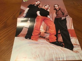 Backstreet Boys Hanson teen magazine poster clipping jumping on bed Bop - $4.00
