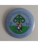 1998 Scandinavian Midsummer Festival Association Astoria Oregon 1.78&quot; Bu... - $12.85 CAD