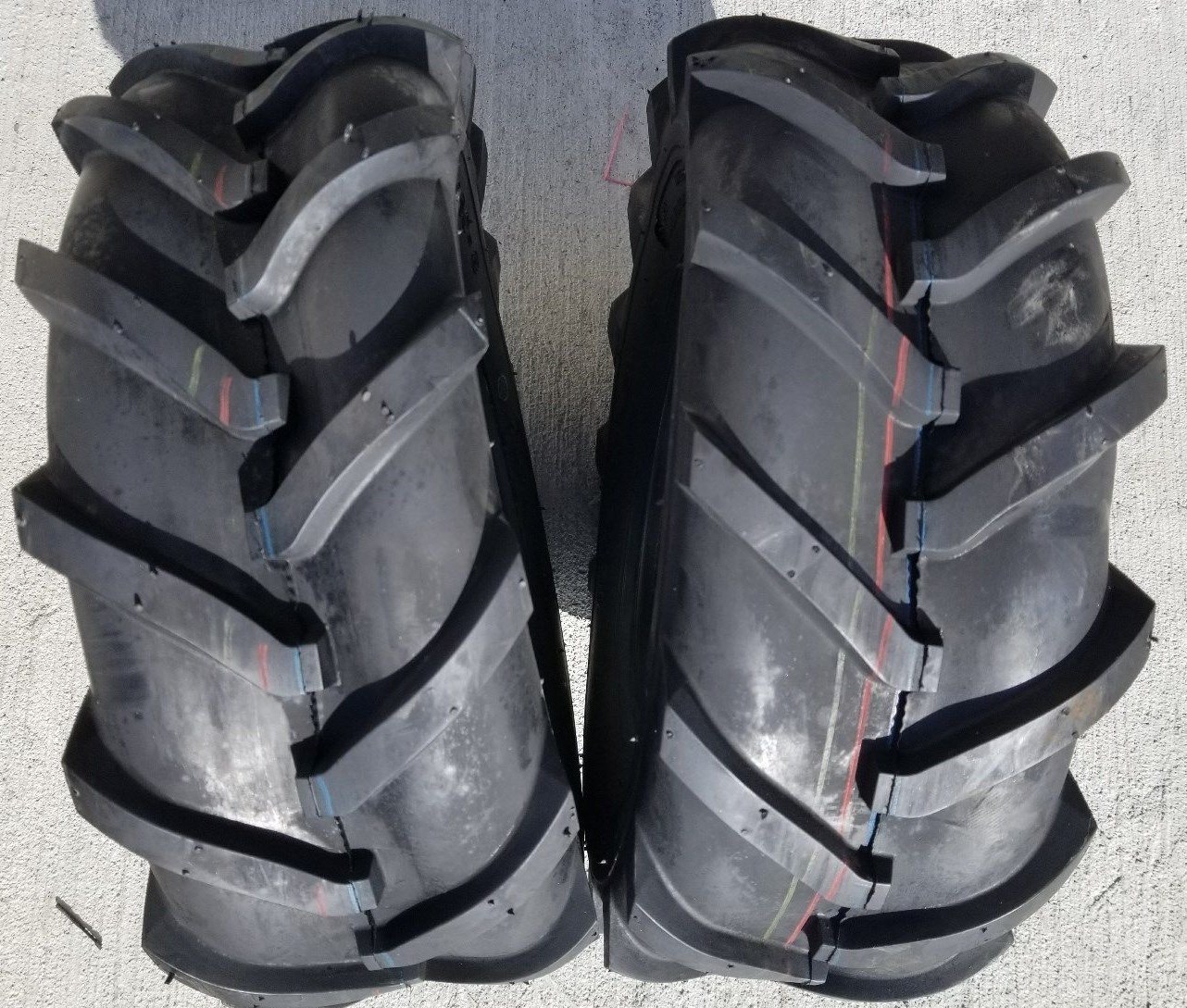 2 - 16X6.50-8 6P Deestone Super Lug AG Tires Ditch Witch PAIR DS5292 16x... - $63.00