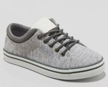 Cat &amp; Jack™ ~ Youth Size 2 ~ Light Gray ~ Walter ~ Lace Up Casual Shoes/... - $22.44