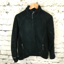 Mountain HardWear Jacket Womens Sz S Black Fleece Zip-Up Athletic Work - £18.50 GBP