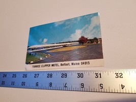 Yankee Clipper Motel Postcard Belfast Maine Route One Postal Card Home Treasure - £7.49 GBP