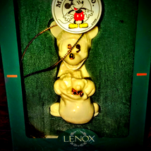 A beautiful Lenox Vintage Mickey Mouse Christmas ornament - £23.68 GBP
