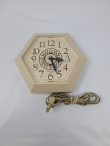 Vintage Westclox Frolic Wall Clock 8&quot; Plastic Model 26387 Tested and Works - $23.96