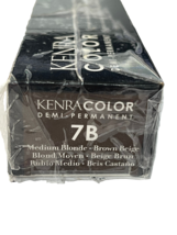 Kenra Color 7B Medium Blonde Brown Beige Demi Permanent Hair Coloring Cr... - $170.36 MXN