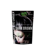 1 Pack Of Dark Brown Henna Hair Beard Color/Dye 150 Grams Natural Hair C... - $703.83 MXN