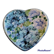 LESAL HOME Lisa Lindberg VonNortwick Heart Shaped Floral Design Trinket Dish - £36.76 GBP