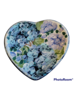 LESAL HOME Lisa Lindberg VonNortwick Heart Shaped Floral Design Trinket ... - $64.45 CAD