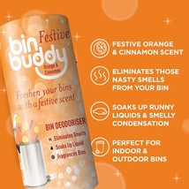 Bin Buddy Festive Trash Can Bin Deodorizer Orange and Cinnamon Fragrance... - €8,63 EUR