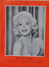 Jayne Mansfield Signed Photo - Playboy Playmate - Rita Marlowe w/COA - £630.69 GBP