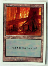 Swamp #444 - 5th Series - 1997 - Magic The Gathering - £1.17 GBP