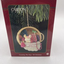 Carlton Cards &quot;Counting the Days &#39;Til Christmas&quot; Ornament - £11.79 GBP
