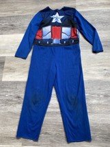 Boys Child Marvel CAPTAIN AMERICA Halloween Costume SIZE: 4-6x - £3.92 GBP