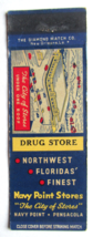 Navy Point Drug Store - Pensacola, Florida 20 Strike Matchbook Cover Matchcover - £1.56 GBP