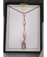 Color Street Rose Gold Necklace Tokyo Lights NEW in Box 18&quot; - £8.95 GBP