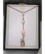 Color Street Rose Gold Necklace Tokyo Lights NEW in Box 18&quot; - $11.39