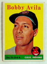 1958 Topps Bobby Avila Baseball Card #276 - £5.06 GBP