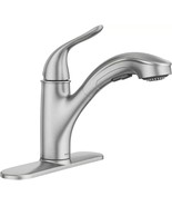 MOEN 87557SRS Brecklyn Pull-Out Sprayer Kitchen Faucet in Spot Resist St... - $94.05