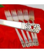 6X DF 1881 Roger’s Oneida Silverware Scandinavia Dinner Forks Silverplate - $34.81 CAD