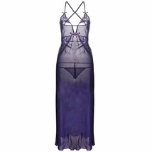 Strappy Top Long Lace Lingerie Gown - €17,04 EUR