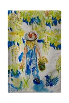 Betsy Drake Garden Girl Kitchen Towel - £23.35 GBP