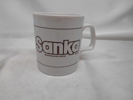 Old Vtg Sanka Decaffeinated Coffee Cup Mug Advertising Staffordshire England - £15.81 GBP