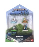 Minecraft Earth Boost Mini 4 pack Polar Bear Seeking Wolf Snacking Rabbit - £11.72 GBP