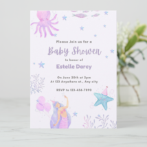Digital Baby Shower Invitation Editable Card Boho Printable - $32.34 MXN