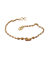 22k seal best gold 17.5cm traditional bangles paternal mother for mom je... - €842,37 EUR