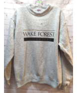 Soffee Wake Forest University Sweatshirt XL Vintage USA made gray used M... - £15.57 GBP