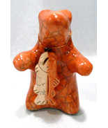Raku Bear With Fish by One Hundred Horses (#5504) - $665.24 MXN