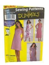 Simplicity 5592 Dresses Sewing Pattern Size 8-14 Petite Fit - $7.67