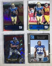 Lot of 4 Paul Perkins Rookie Cards 2016 Panini #&#39;d inserts RC New York G... - $74.89 MXN