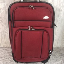 Samsonite Red Streamlte 3000 Series Upright Rolling Suitcase 23&quot;x14&quot;x9&quot; ... - £58.48 GBP