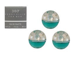 Perry Ellis 360 (3x 4 ml) Eau de Toilette Miniatures for MEN (NIB) - $9.95