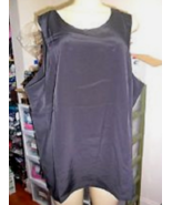 Fashion Bug Woman Sleeveless Plus Size 20 Tank Top Shirt Cami BLACK NEW - $9.99