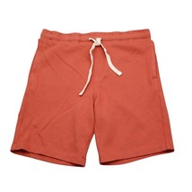 Goodfellow Co Shorts Mens M Orange Drawstring Flat Front High Rise Slash... - $16.71