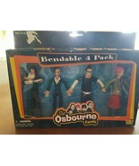 The Osbournes Family Set of 4 Bendable Action Figures - $68.08 CAD