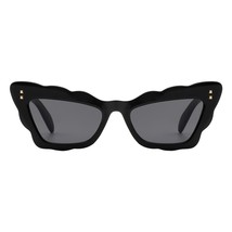 Women&#39;s Sunglasses Rectangle Trapezoid Cat Eye Butterfly Scalloped Edges UV400 - £16.04 GBP