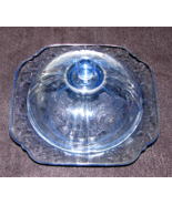 Vtg Indiana Glass Ice Blue Madrid Covered Cheas Ball / Butter Dish Depre... - £19.46 GBP